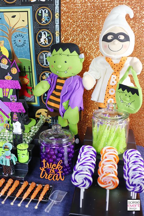 How to Setup a Trick-or-Treat Halloween Candy Table! - Soiree Event Design