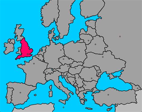 Mapa de europa, desde las islas británicas y escandinavia, al norte. EuropaInglaterra-JP: EUROPA-INGLATERRA-JP