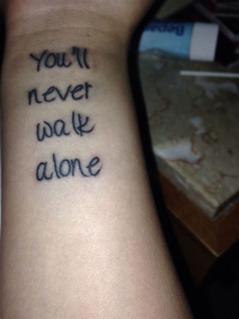 Lfc you'll never walk alone tattoo. My tattoo. You'll never walk alone | Tattoos, Body art, I ...