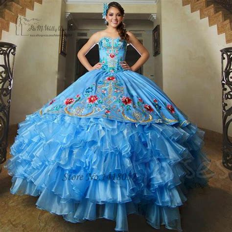 Vestidos de Debutante Para 15 anos Royal Blue Quinceanera ...