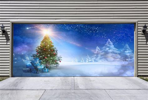 Full Color Christmas Garage Door Murals Christmas Outdoor Etsy