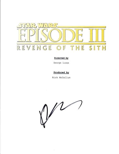 √ George Lucas Signature