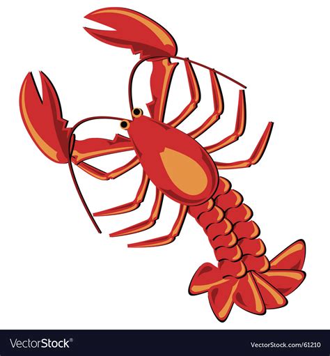 Lobster Royalty Free Vector Image Vectorstock