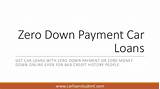 Car Loans For Bad Credit With No Down Payment Photos