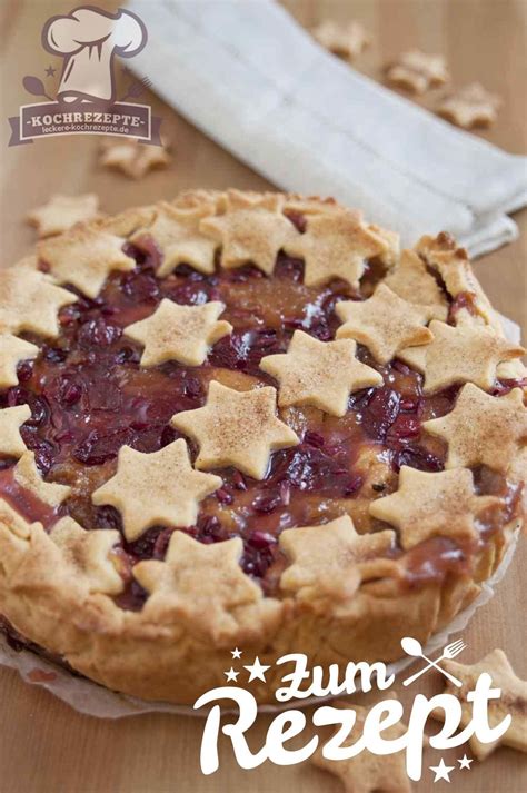 Eine köstliche obstkombination von äpfeln und kirschen auf einem knusprigen mürbeteigboden. Apfel-Kirsch-Kuchen | Lecker, Kochen und backen, Rezepte