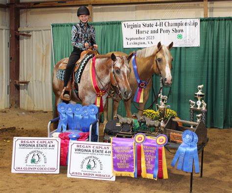 Virginia Youth Top State 4 H Horse Show Appaloosa News