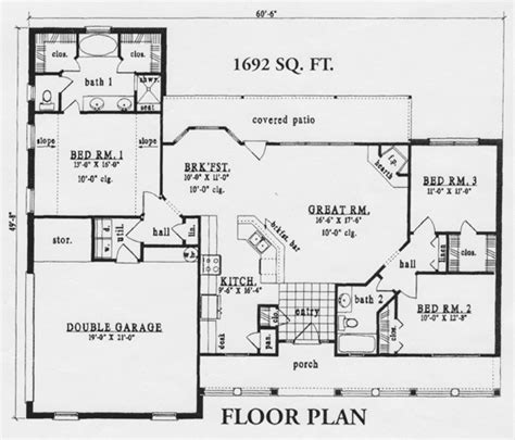 *total square footage only includes conditioned space and does not include garages, porches, bonus rooms, or decks. the best 1600 sq ft house plans | Back to Portfolio ...