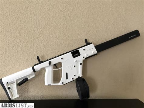 ARMSLIST - For Sale: FS/FT LNIB White Kriss Vector CRB - 9mm
