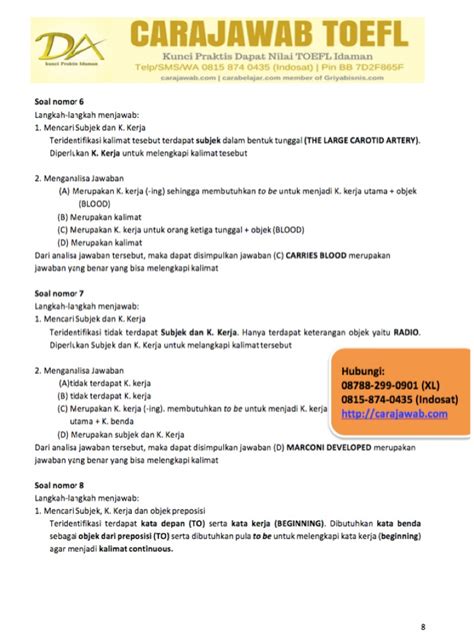 Contoh soal tes wawasan kebangsaan (twk) cpns 2021 dan jawabannya. Contoh Soal Toefl Pdf Download - Skuylahhu