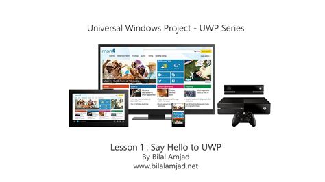 April 30, 2021 at 6:54 am. Lesson 1 - Hello World - UWP Series - YouTube