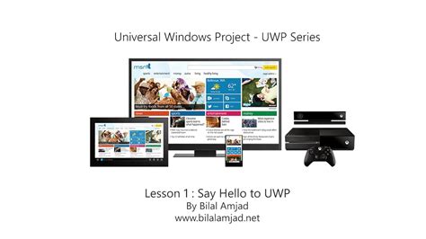 Many people know 25 30 1 microsoft way redmond as the headquarter of microsoft. Lesson 1 - Hello World - UWP Series - YouTube