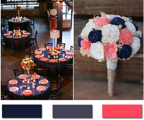 The list shows the color swatch and its name. Nobleness and Eternity: Stunning Navy Blue Wedding Color ...