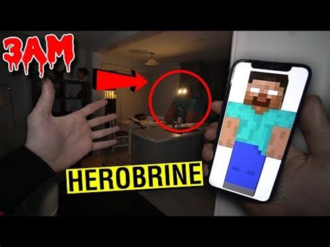 Herobrine is not real, has never been real, and will never be real. SUMMONING MINECRAFT HEROBRINE AT 3AM IN REAL LIFE ...