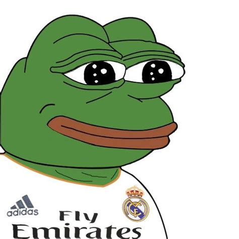 Pepe Frog Real Madryt Tag Real Madrid Fans Soccer Funny