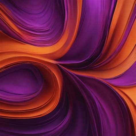 Premium Ai Image Purple Orange Abstract Background