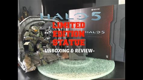 Limited Collectors Edition Halo 5 Guardians Statue Unboxing Youtube