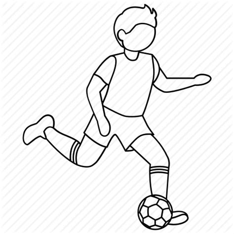Football Player Line Drawing Free Download On Clipartmag