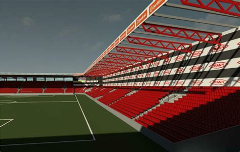 Det var branns stifter christen k. Her er bildene av nye Brann Stadion