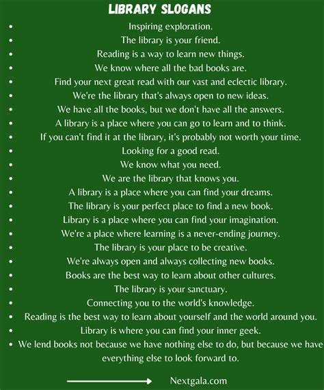 Catchy Library Slogans Taglines And Sayings