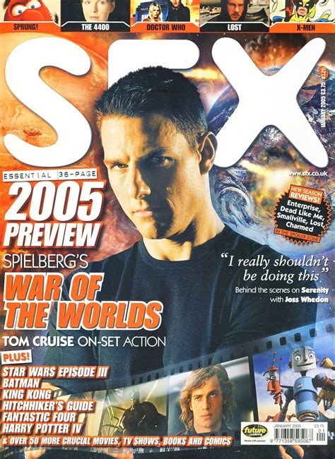 SFX Magazine Tom Cruise War Of The Worlds Joss Whedon Serenity Ref Tom Cruise Sfx