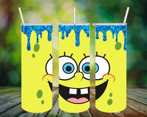 Spongebob Sublimation Tumbler Wrap Instant Download Etsy Australia