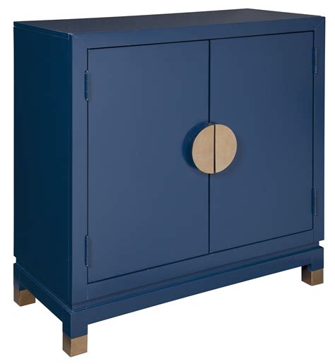 Lowest Price On Signature Design By Ashley Walentin Blue Accent Cabinet