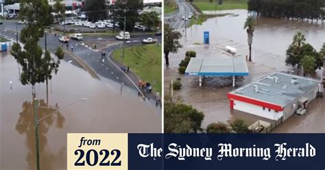 Video Drone Footage Captures The Extent Of Flooding In Warwick South