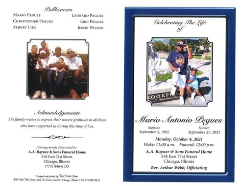 Pegues Funeral Home Obits