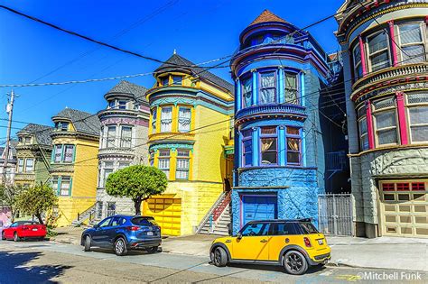 Row Victorian Houses In The Haight