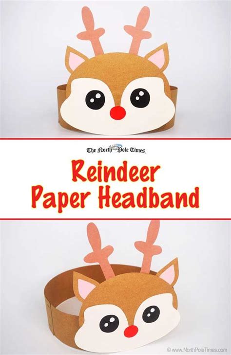 Printable Christmas Headband Craft