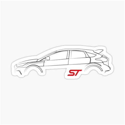 Ford Focus St Stickers Redbubble