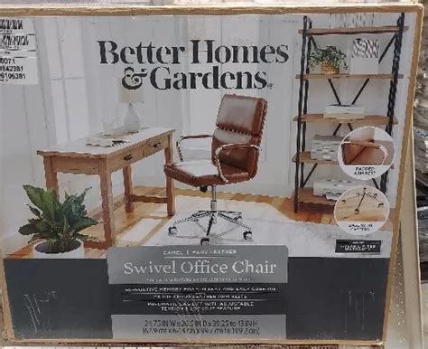 Better Homes And Gardens Swivel Office Chair Faux Leatheroffice Chairs