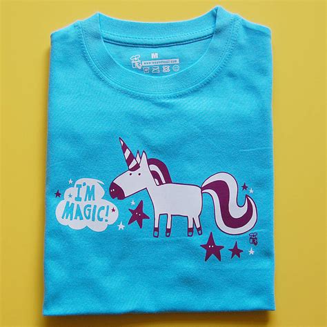 Download 3,045 unicorn t shirt stock illustrations, vectors & clipart for free or amazingly low rates! Child's Magic Unicorn T Shirt By Tee And Toast ...