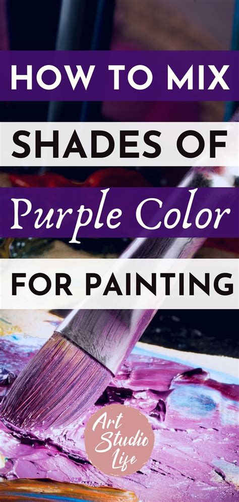 What Colors Make Purple And How To Mix Shades Of Purple Paint Color
