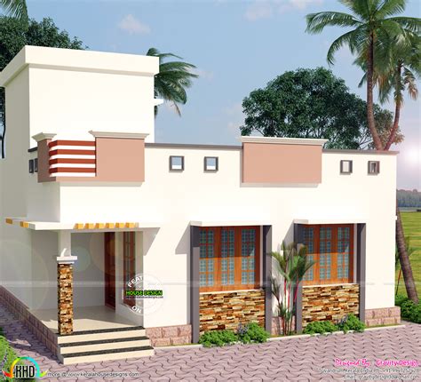 1200 sq ft 3 bedroom kerala style house plan. 900 sq-ft 2 bedroom modern home | Kerala home design ...