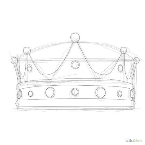 How To Draw Queen Crown Crown Drawing Drawings King Draw Easy Queen