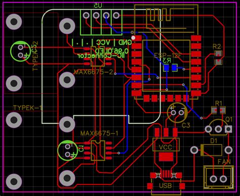 Noob Circuit Board Review Request Esp12f Max6675 Temp Sensor