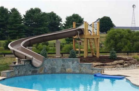 What pool slide types should you consider, and what's the best inground pool slide for your family? Inground Swimming Pools Designs | Photo Gallery | Swimming ...