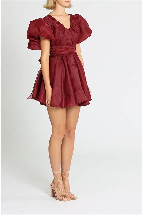 Hire Gretta Organza Mini Dress Aje Glamcorner