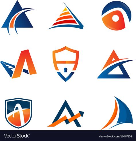 Business Corporate Logo Design Template Simple Vector Image