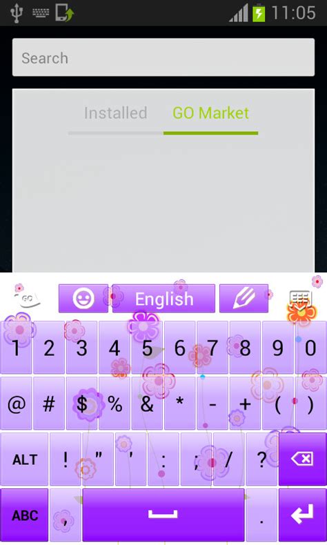 Flowers Keyboard Theme Free Android Keyboard Download Appraw