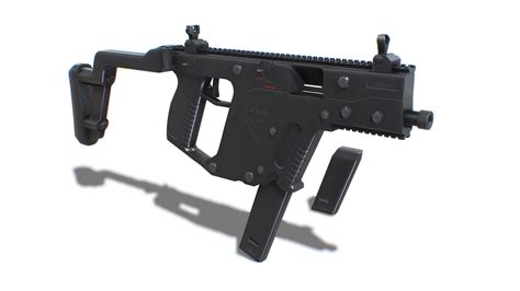 SMG Kriss Vector D Model By FreakGames A Sketchfab