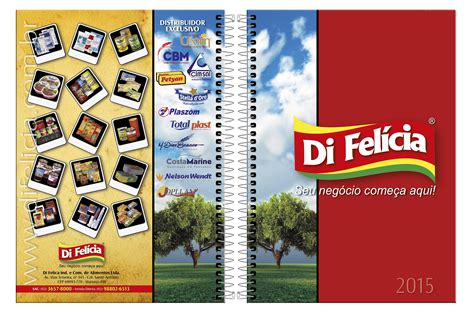 Variação do Caderno Di Felícia em formmato Vermelho. | Felicità