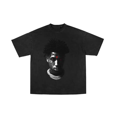 Youngboy Nba X Vlone Reapers Child Black Tee Limited Stock