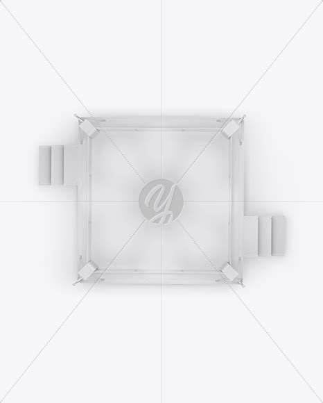 Download Boxing Ring Mockup - Top View in Object Mockups on Yellow ...