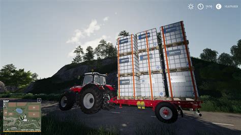 Autoload Pack With Tiers Of Pallet V Trailer Farming Simulator