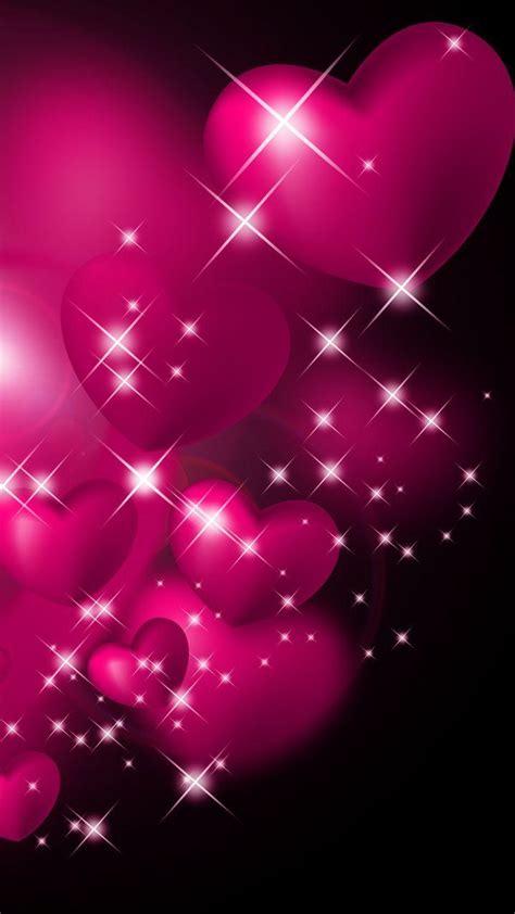 Sparkling Hearts Wallpapers Top Free Sparkling Hearts Backgrounds
