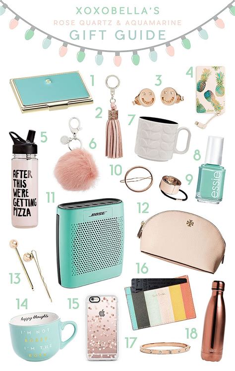 Maybe you would like to learn more about one of these? Rose Quartz & Aquamarine Gift Guide | Birthday gifts for ...