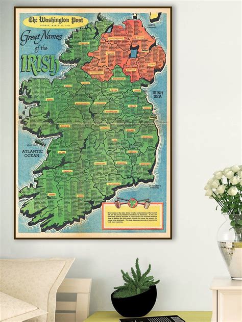 geological-map-of-ireland-ireland-geology-map-ireland-wall-etsy-map,-ireland-map,-ireland-gift