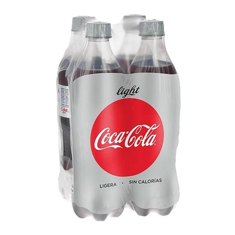 Refresco Coca Cola Light 4 Botellas De 600 Ml Cu Walmart